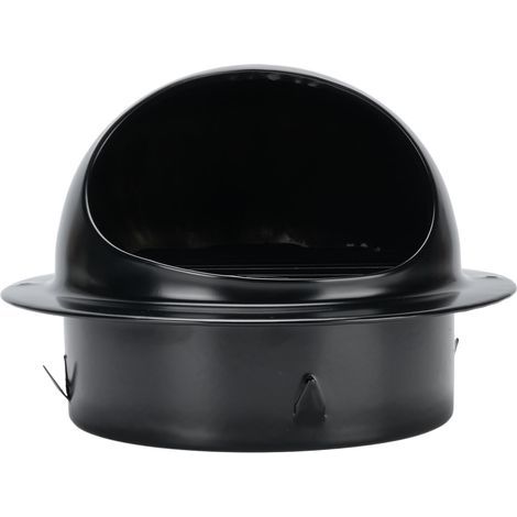 Tumble dryer vent cover, round stainless steel wall cap, ventilation grille for kitchen, bathroom, bedroom (1/5)