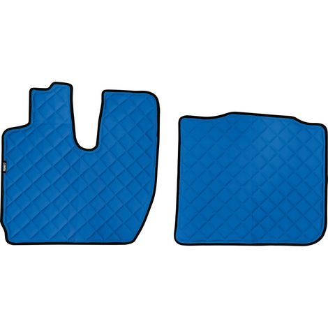 Coppia tappeti in Skeentex - Blu - compatibile per Iveco S-Way (10/1905/24)