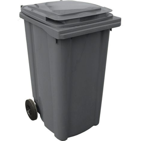 Bac roulant 2 roues premium 240l-lot de 10