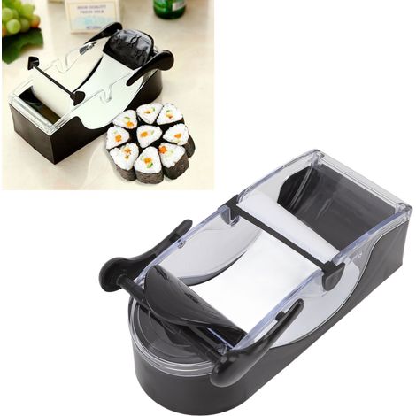 Moule à sushi noir, outil à rouleaux de viande, outil pour rouleaux de riz aux algues, outil pour faire soi-même des boulettes de riz (1/5)