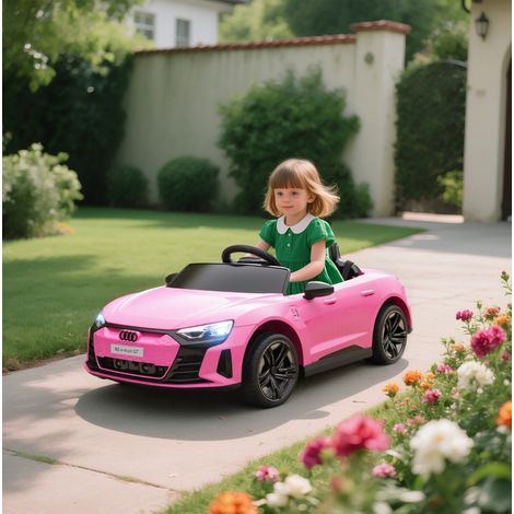 Audi RS e-tron GT Kinder-Elektroauto 12 V, 2,4-GHz-FB, 2 Motoren, rosa (1/5)