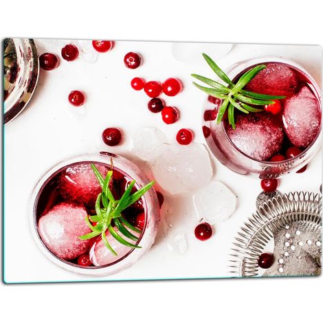 Planche à découper en verre 52x40 pour boissons (1/5)