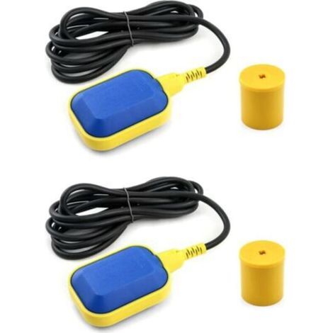 2-piece float switch for automatic water level control with 3m cable (1/4)