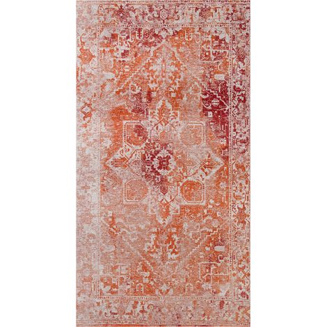 TAPPETO - COLLEZIONE HERIS BENEFFITO - BRICK - Tappeto - ROSSO - 80x150cm