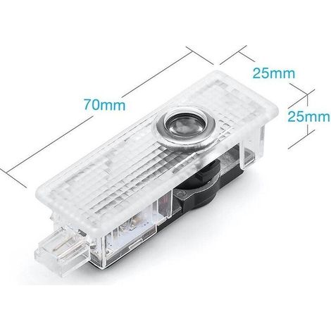 (Lot de 4) Lumières de porte de voiture Logo Projecteur Welcome Lights Compatible avec BMW Accessoires 1/3/4/5/6/7/M/X/Z/GT Series