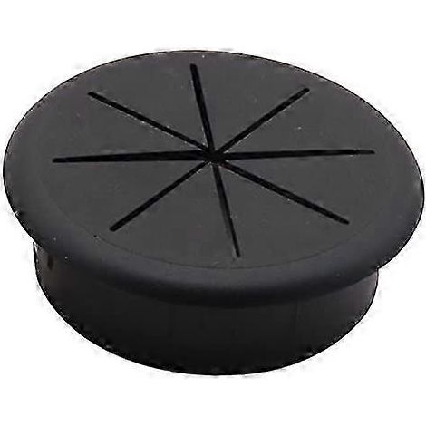 Passe-câbles de bureau de 5 cm (noir) (1/5)