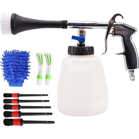 Automatic high pressure cleaning gun, high pressure cleaning gun for car care, foam sprayer and compressed air cleaner for vehicle cleaning, home technology and kitchen ventilation (1/5)
