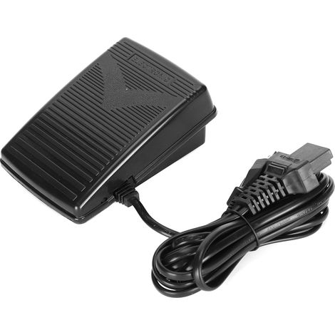 Fußpedal für Haushaltsnähmaschinen mit Netzkabel und 220-V-Eurostecker (1/5)