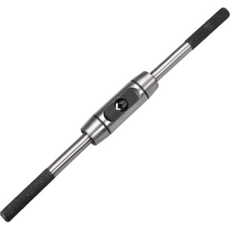 Tourne à Gauche Porte Taraud Réglable Robinet Clé Poignée pour Métrique M6-M14 Robinet Fraise Clé à Tarauder Outil Corps Moulage sous Pression (1/5)