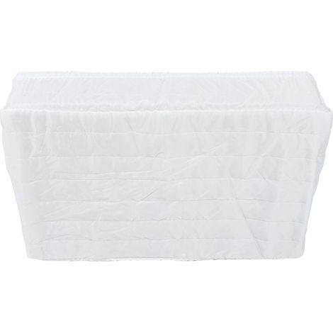 Housse de protection pour climatiseur intérieur, en tissu double isolation, anti-poussière et élastique, 53 x 35 x 7 cm (1/5)