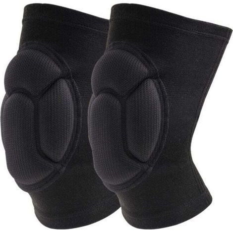 Ginocchiere professionali da lavoro, ginocchiere comode per pavimenti abrasivi, ideali per giardinaggio, edilizia e danza, 1 paio, in schiuma elastica, ammortizzanti, taglia unica. (1/4)