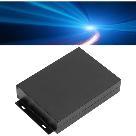 Sandgestrahltes, schwarz/gebogenes Aluminiumgehäuse 33114150 mm, Gehäuse aus Aluminiumlegierung für CNC-Instrumente, Aluminiumprofil für Leiterplattenverdrahtung (1/5)