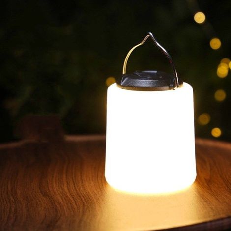 Lampe de camping rechargeable, lampe de camping LED portable à 3 modes, adaptée au camping/tente/jardin/urgence/pêche (1/4)