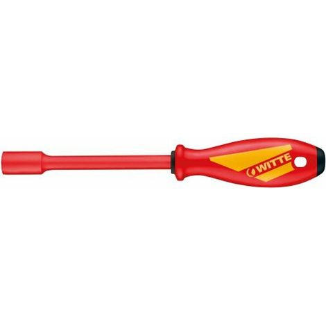 Isolierter Schraubendreher Witte MAXX VDE rot 125 mm sechseckig
