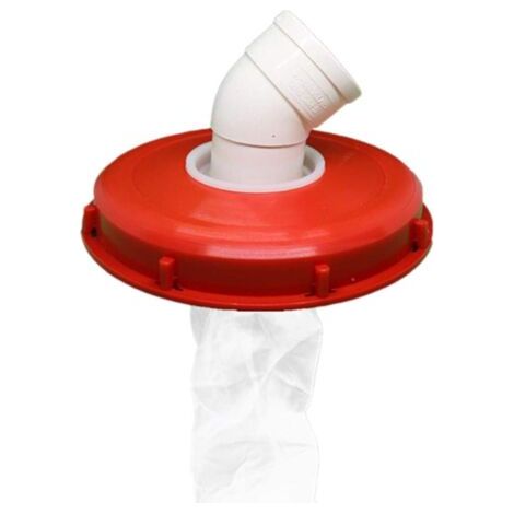Coperchio con filtro per acqua piovana, filtro IBC in nylon lavabile, copertura con filtro per serbatoio IBC da 163 mm / 245 mm per acqua piovana