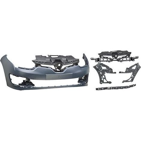 Pare-choc avant à peindre avec supports Renault Megane 3 phase 3 2014-2015 PREMIUM