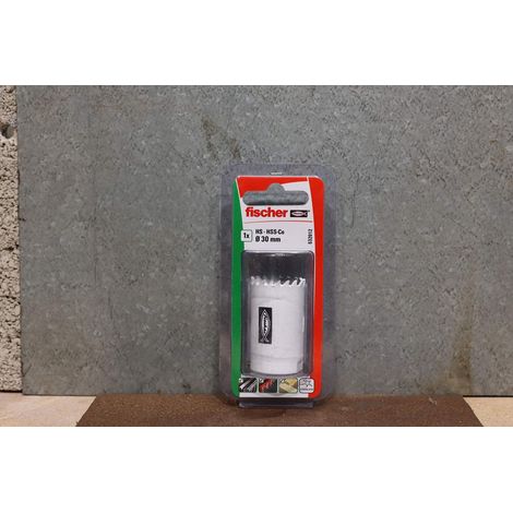 Fischer Fresa a tazza FM 68 K, fresa al cobalto bi materiale, per metallo, Acciaio inossidabile A2/A4, 68 mm diametro,532036,Bianco (1/5)