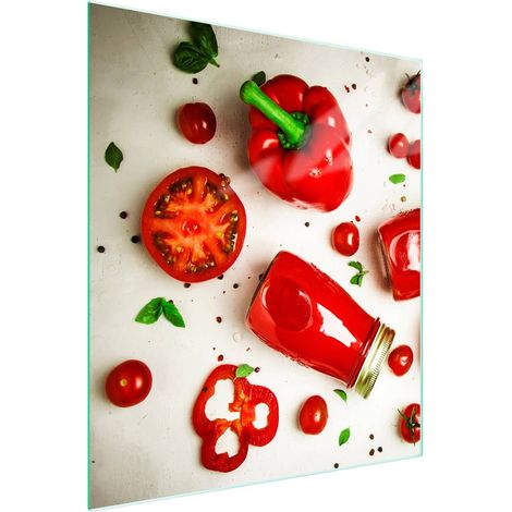 PLANCHE À DÉCOUPER EN VERRE 45x52 Légumes (1/5)