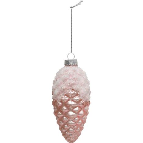 SDN VERRE POMME PIN ROSE 105MM - Feeric lights & christmas