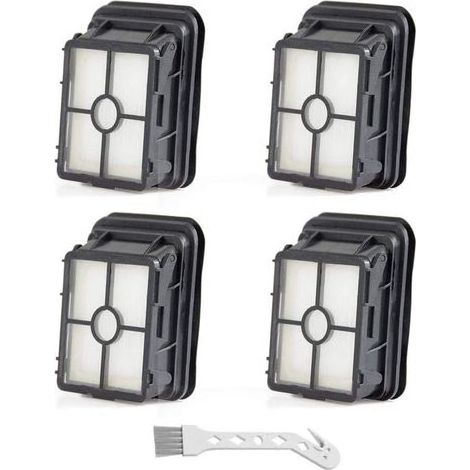 Filtres lavables et réutilisables Bissell CrossWave (Lot de 4) - Compatible avec les modèles 17132 Multi-Surface et 2225N Pet Pro - Accessoire d'aspirateur 3-en-1 pour sols durs et tapis (1/5)
