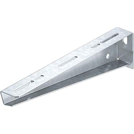 OBO Bettermann Soporte de pared y columna con tornillo de fijación M10x25 B110mm Acero cincado, 6424716