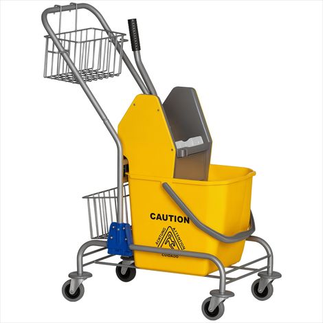 Accessoire de nettoyage Chariot de lavage professionnel avec seau (1/5)