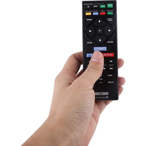 Ersatzfernbedienung RMT-B126A Schwarz für Sony Blu-ray-Player – 1 Stück
