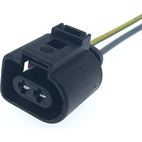 Applicable to Audi, Volkswagen Lavida, Passat, and Bora air conditioning pump compressor outdoor temperature and water temperature sensor plugs (1/4)