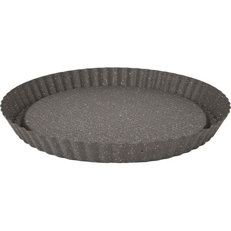 Aeternum Tortiere Teglia Furba Per Crostate e Torta Salata  Aeternum Tortiere Teglia Furba 28 cm - Grigia (1/2)
