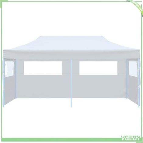 Tente de réception pliable - FAFEICY - 48863 - 3 x 6 m - Structure acier inox - Toit Oxford 600D étanche (1/5)