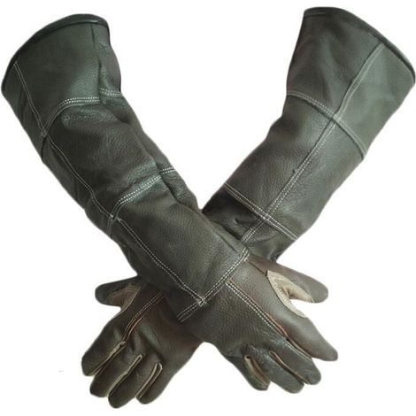Animal Handling Gloves for Dogs, Cats, Birds, Snakes, Parrots, Lizards, Anti-Bite/Scratch Gloves for Gardening, Wildlife MUMU (1/4)