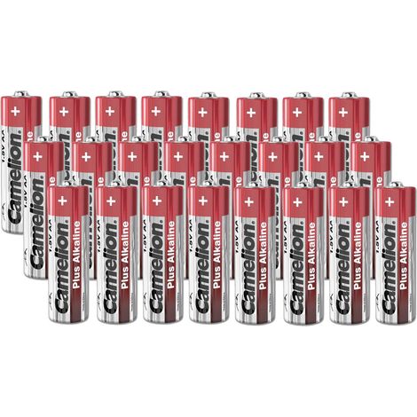 Pile LR06 AA boite plastique de 24 piles (1/4)