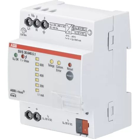 ABB SV/S30.640.5.1 Spannungsversorgung mit Diagnosefunktion, 640 mA, REG 2CDG110146R0011 (1/2)
