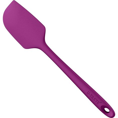 Großer Silikon Spatel 29cm Lila, Hitzebeständig bis 250℃, Flexibel
