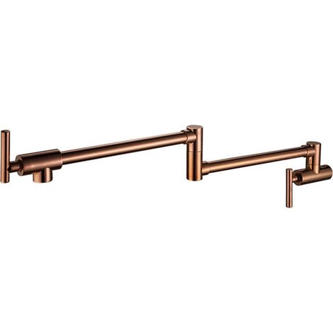 Robinet de Remplissage de Pot Tapot de Robinet de Poteau Froid Unique en Laiton Robinet Pliant (1/2)