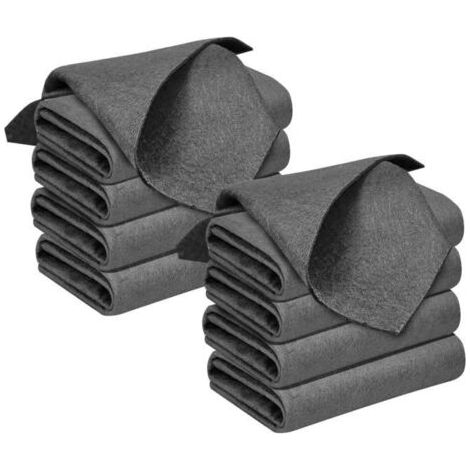 Chiffons de Nettoyage 30x30cm, Lot de 10 Chiffon Magique de Microfibre Épaissi Réutilisables pour Vitre Miroir Voiture Cuisine (1/4)