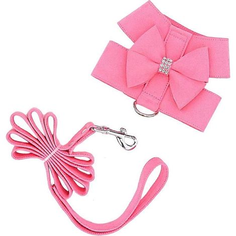 Arnés de cuerda de tracción para perros para paseos seguros, 1 juego, rosa (1/5)