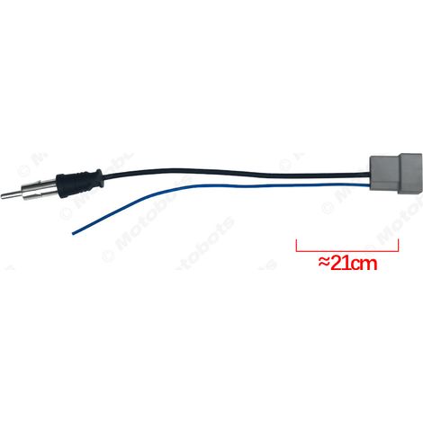 Compatible with 2019 Nissan X-Trail (Israel/Southeast Asia) FM radio antenna conversion cable adapter (1/4)