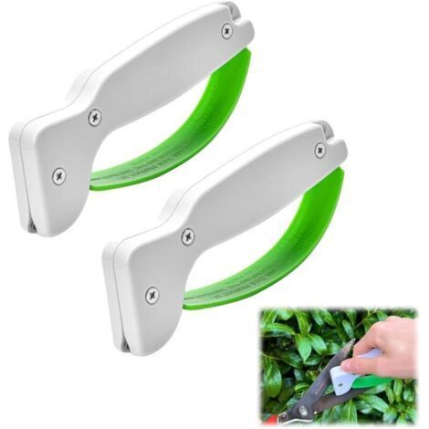 2 Knife Sharpener, Manual Knife Sharpener, Portable Pocket Knife Sharpener, Garden Tool Blade Sharpener (1/4)
