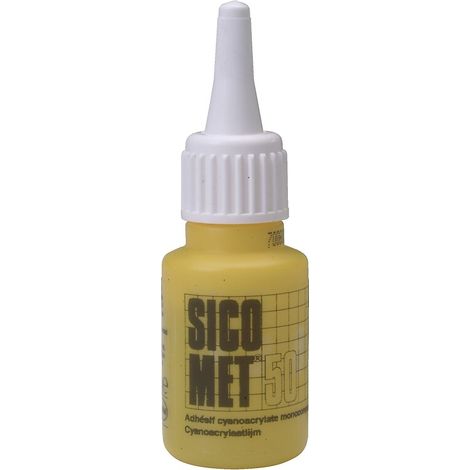 Colle contact pour matières plastiques SIC 50 contenance 20 g - SICOMET