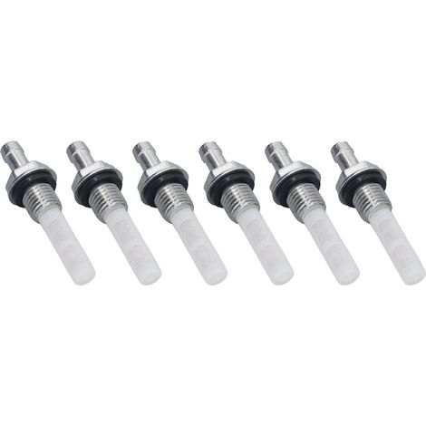 6 Pièces Joints Filtre à Carburant en Alliage d'Aluminium pour Moteurs Honda GX120 GX160 GX200 (1/5)
