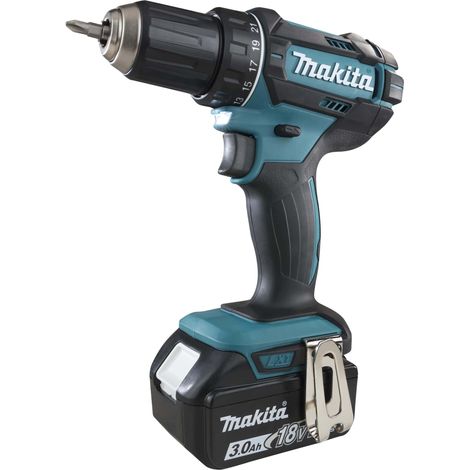 Makita – Perceuse-visseuse sans fil 18V DDF482RFJ – 2 batteries 3Ah Li-Ion – Couple 36/62Nm – Mandrin à serrage rapide – Coffret inclus (1/4)
