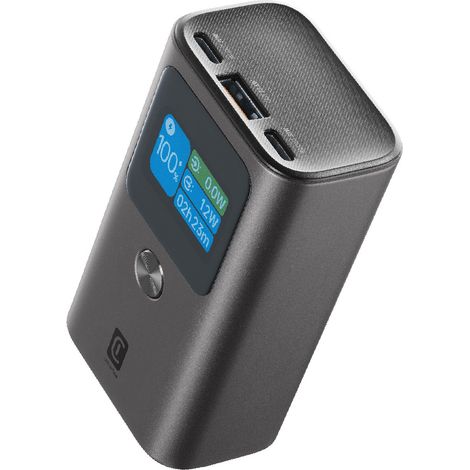 Powerbank Cellularline Ultron 10000 mAh 30W Antracita 1 unidad. (1/5)