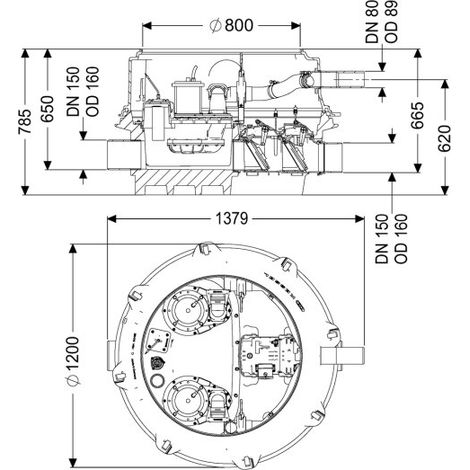 Système de relevage anti-refoulement KESSEL Ecolift XL