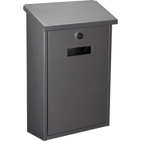 Velleman BG10003 BG10003 Briefkasten Silber Schlüsselschloss (1/5)
