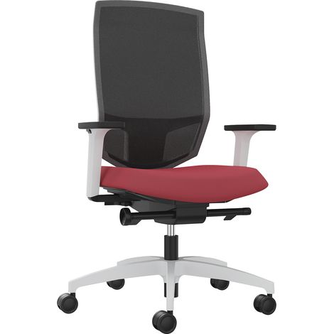Dauphin, Siège de bureau JUST EVO MESH, avec dossier résille, (1/2)