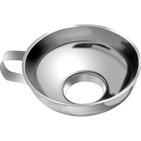 Edelstahl-Trichter mit großer Öffnung - Verstellbarer Trichter zur Marmeladenherstellung - geeignet für Töpfe, Pfannen und zum Kochen. (1/5)