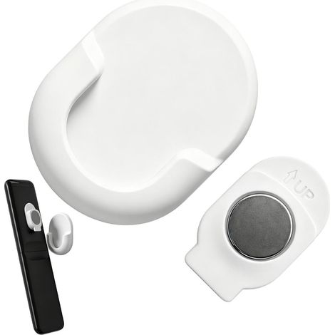 Support Mural Pour Télécommande Fixation murale adhésive magnétique sans support télécommande TV Compatible avec climatiseur canapé fauteuil inclinable salon chambre (1/5)