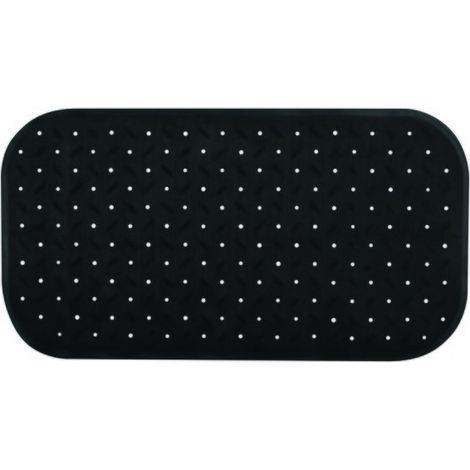tapis Fond de baignoire antidérapant Caoutchouc CLASS 36x65cm Noir MSV