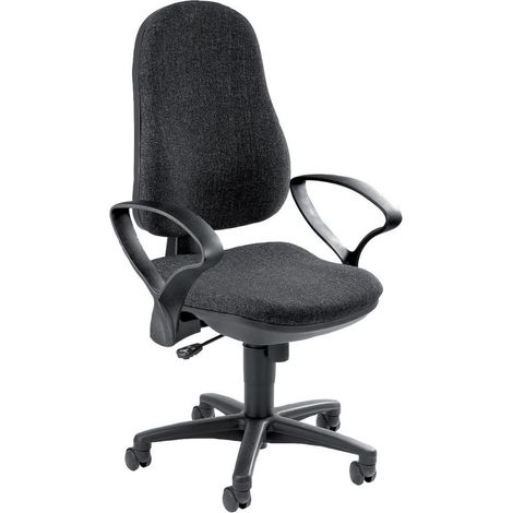 Chaise bureau tournante Support Synchro anthracite (1/4)